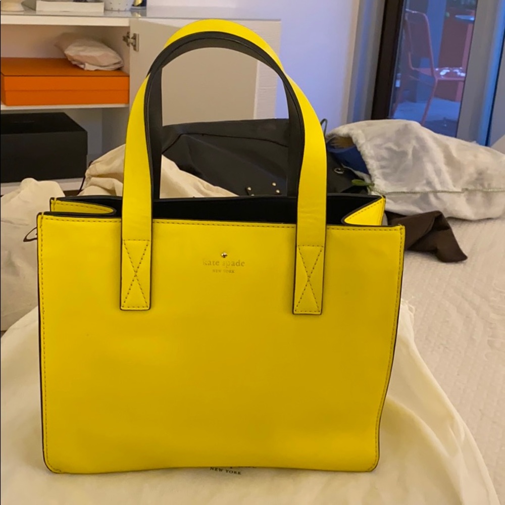 Kate spade yellow tote